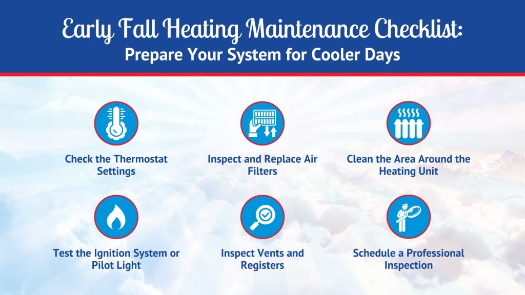 Early Fall Heating Maintenance Checklist - A guide to preparing your heating system for cooler days